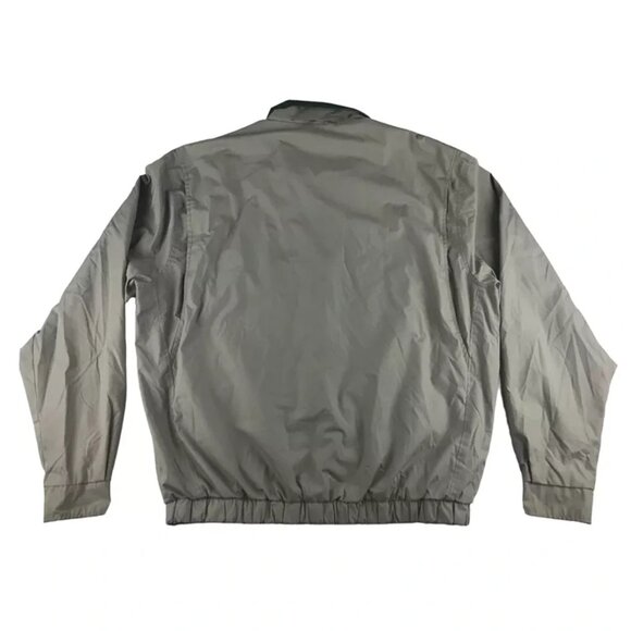 Members Only Mens Beige Lined Lining Pockets Full‎ Zip Windbreaker Jacket Size L - Picture 13 of 16